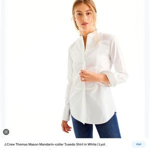 J. Crew White Button Down Shirt